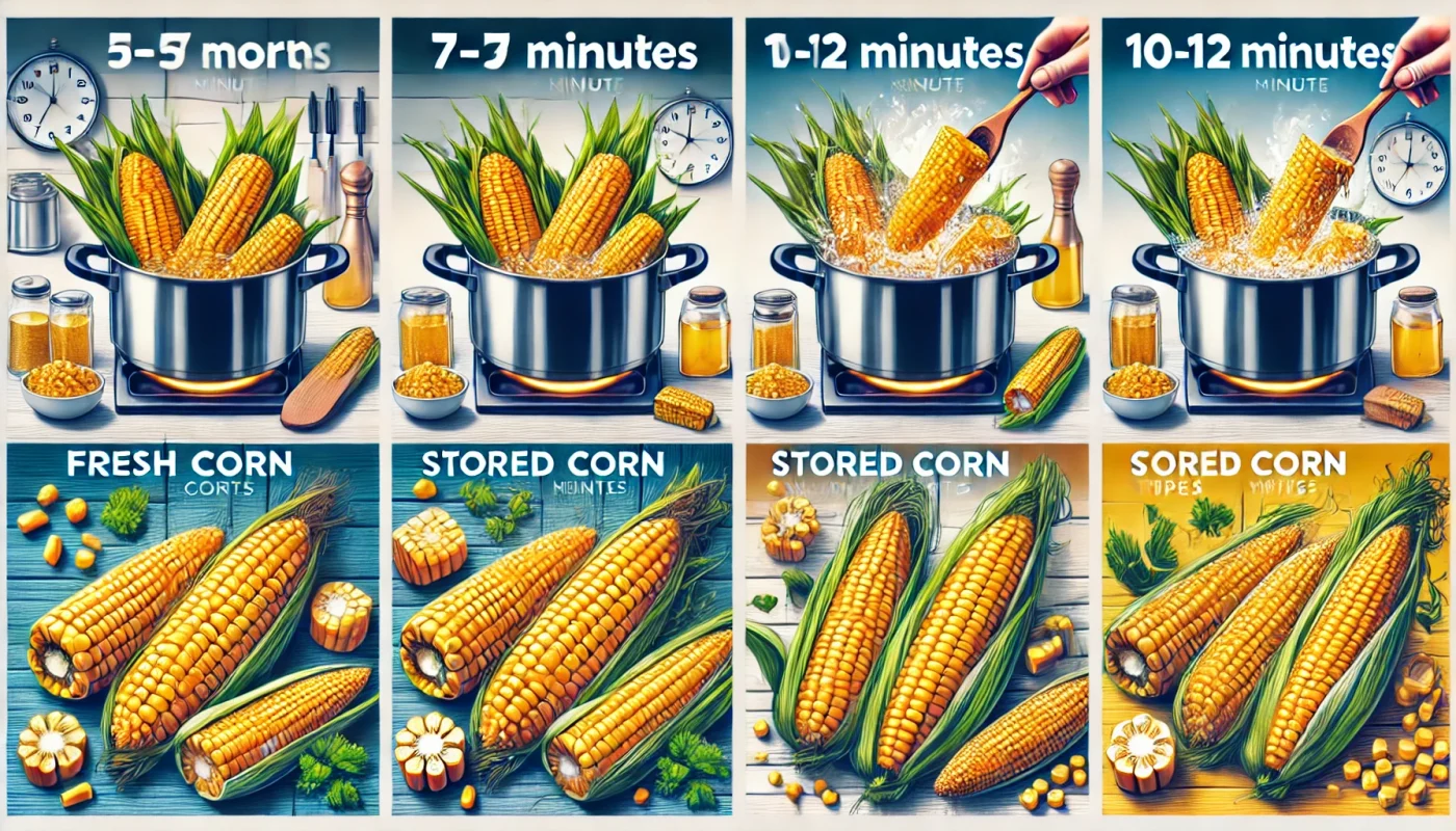 ต้มข้าวโพดกี่นาทีถึงสุก